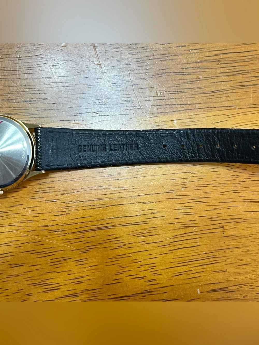 Vintage Wittnauer Pegasus watch gold-tone case leather band unisex